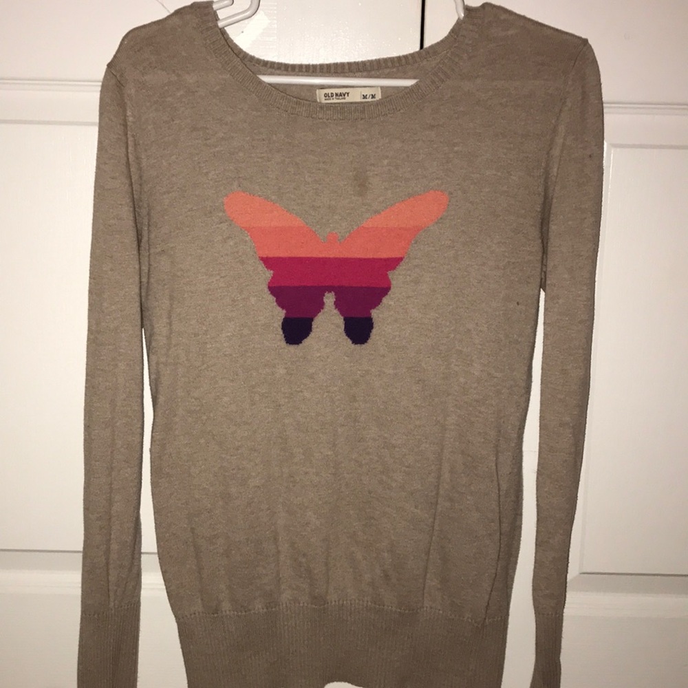 Old navy butterfly sweater